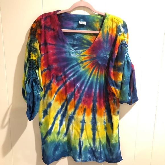 Dharma Trading Co. Tie Dye Tunic Top Oversized top - Picture 2 of 8